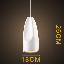 Lampada a sospensione in metallo con dipinto in stile retrò vintage mini