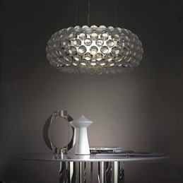 Lampada a sospensione con perline con 1 luce