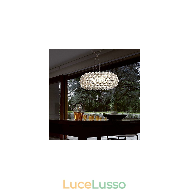Lampada a sospensione con perline con 1 luce