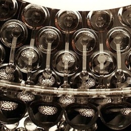 Lampada a sospensione con perline con 1 luce