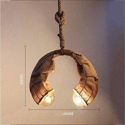 Lampade a sospensione tradizionali classiche retrò in metallo