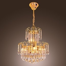 Lampadario di cristallo di lusso con 7 luci