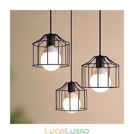 Lampada a sospensione in metallo Country da 1 luce Lampada a sospensione in metallo Country da 1 luce