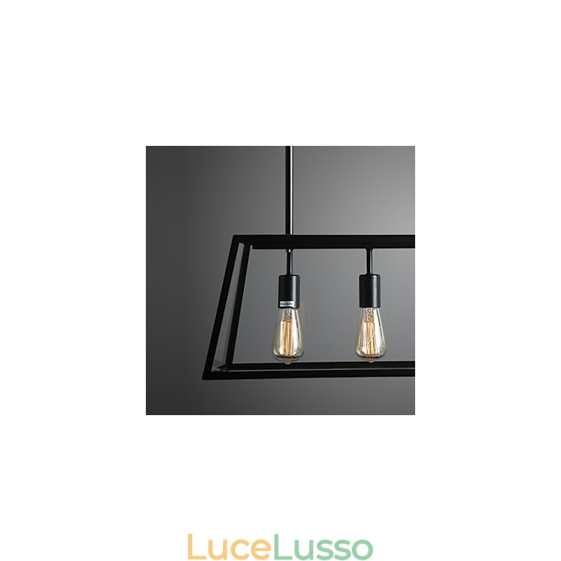Lampadario in metallo elettroplaccato in stile rustico Lodge Mini