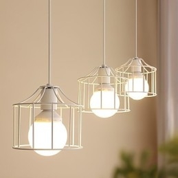 Lampada a sospensione in metallo Country da 1 luce