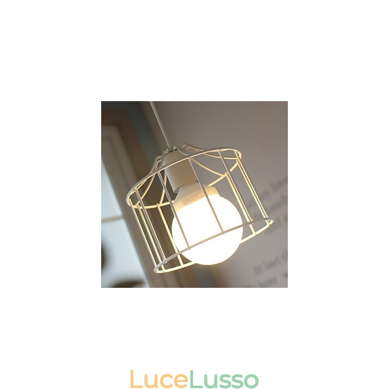 Lampada a sospensione in metallo Country da 1 luce