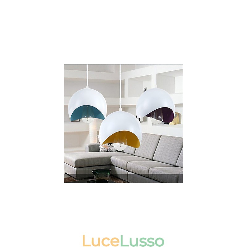 Lampada a sospensione moderna e contemporanea in stile mini dipinto