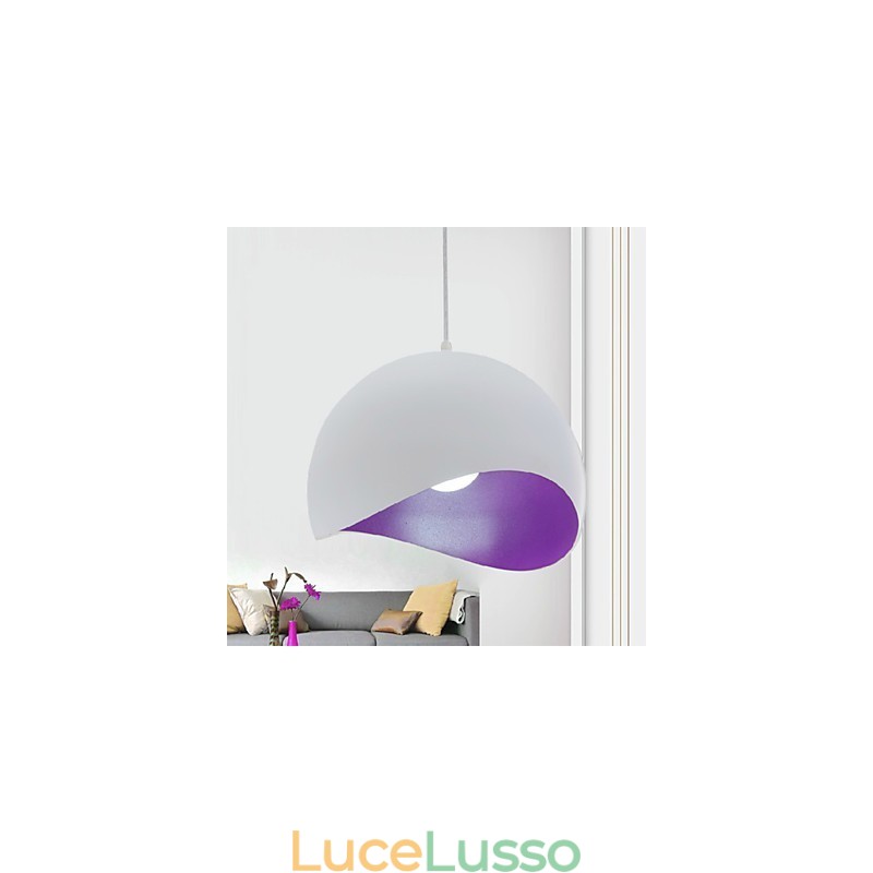 Lampada a sospensione moderna e contemporanea in stile mini dipinto