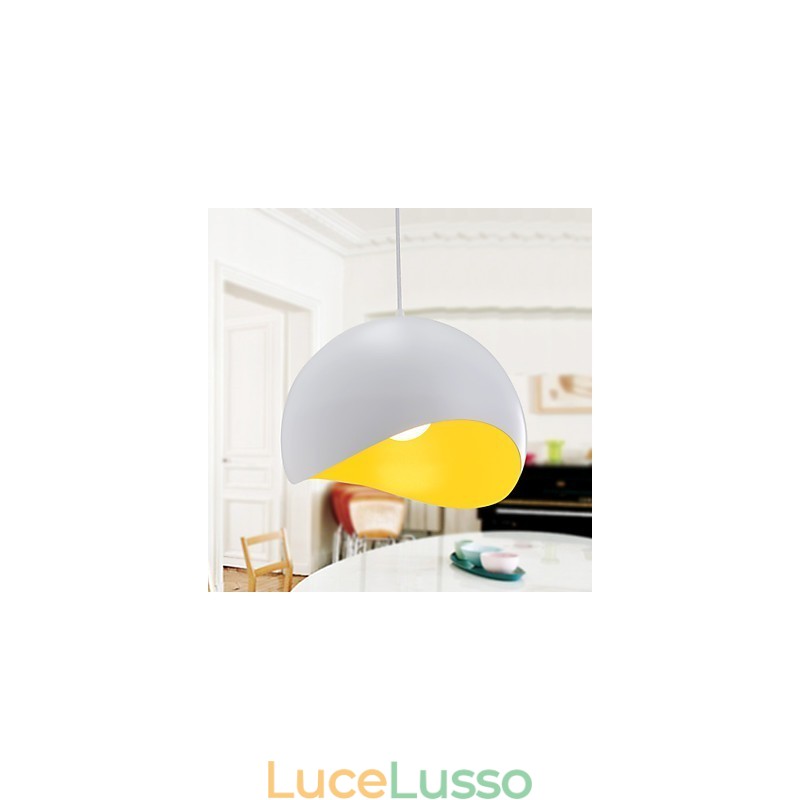 Lampada a sospensione moderna e contemporanea in stile mini dipinto