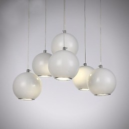 Lampada a sospensione moderna di alta qualità in stile mini globo da caffè