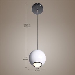 Lampada a sospensione moderna di alta qualità in stile mini globo da caffè