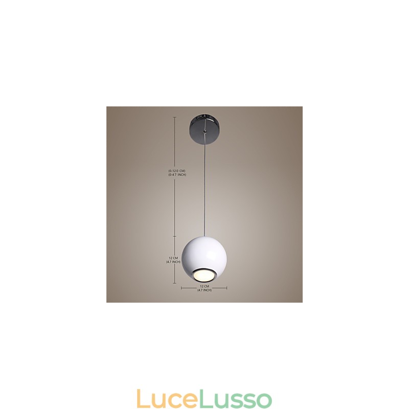 Lampada a sospensione moderna di alta qualità in stile mini globo da caffè