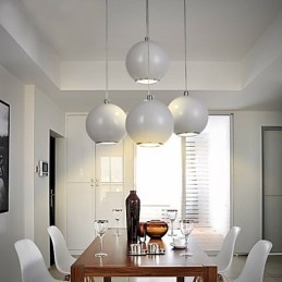 Lampada a sospensione moderna di alta qualità in stile mini globo da caffè