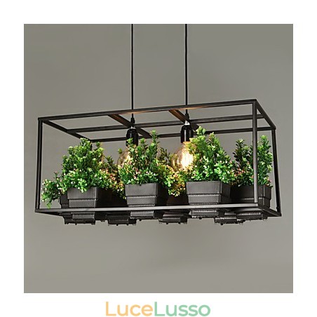 Lampada a sospensione moderna e contemporanea dal design decorativo (non include le piante) Lampada a sospensione moderna e contemporanea dal design decorativo (non include le piante)