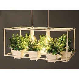 Lampada a sospensione moderna e contemporanea dal design decorativo (non include le piante)