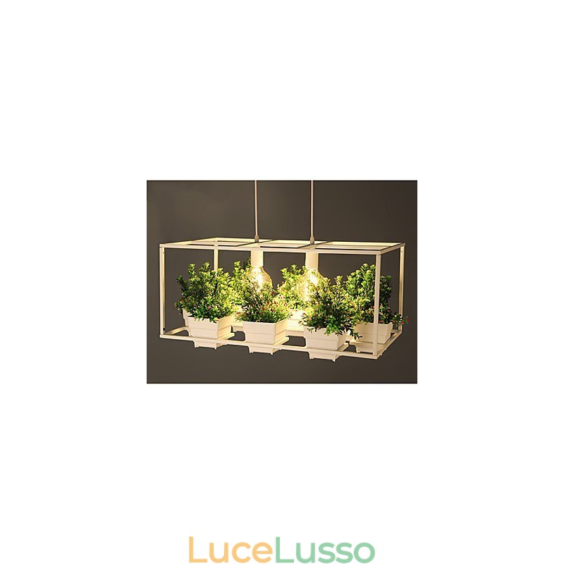 Lampada a sospensione moderna e contemporanea dal design decorativo (non include le piante)