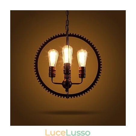 Lampade a sospensione retrò creative Lampadario in ferro battuto in stile country americano Lampade a sospensione retrò creative Lampadario in ferro battuto in stile country americano