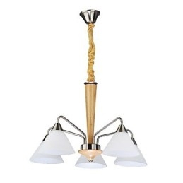 Lampade a sospensione moderne contemporanee in legno e bambù