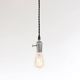 Lampada a sospensione in metallo in stile mini vintage classico tradizionale