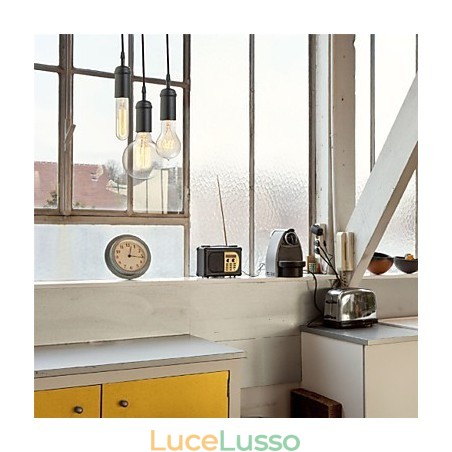 Lampada a sospensione in metallo con verniciatura in stile mini vintage per garage Lampada a sospensione in metallo con verniciatura in stile mini vintage per garage
