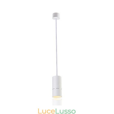 GE 05032 8W 136mm 1 luce Mini lampada a sospensione Bianco polvere con alluminio GE 05032 8W 136mm 1 luce Mini lampada a sospensione Bianco polvere con alluminio