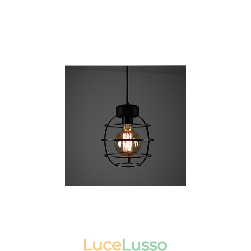 Lampada a sospensione in metallo di Retro Designers