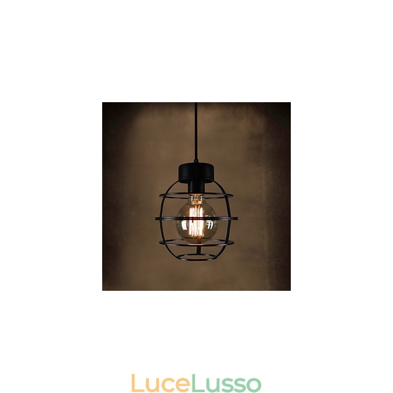 Lampada a sospensione in metallo di Retro Designers