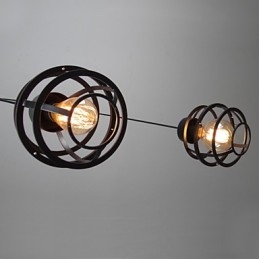 Lampada a sospensione in metallo di Retro Designers