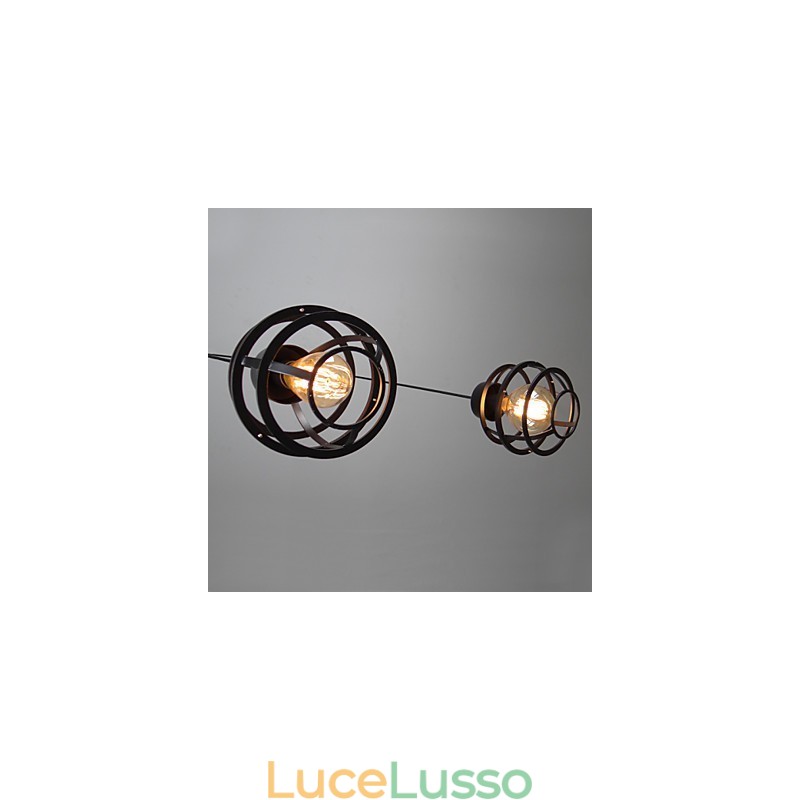 Lampada a sospensione in metallo di Retro Designers