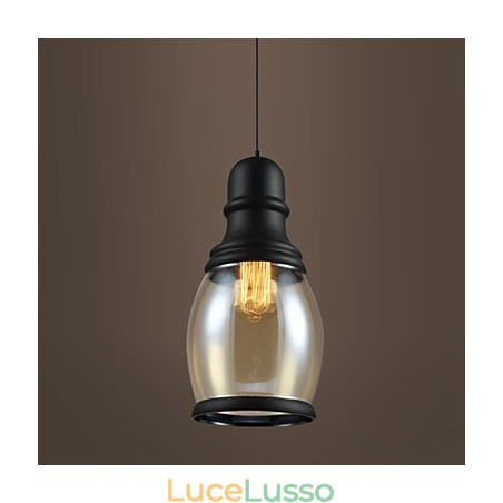 Illuminazione retrò Loft Lights Lampada a sospensione in vetro Illuminazione retrò Loft Lights Lampada a sospensione in vetro