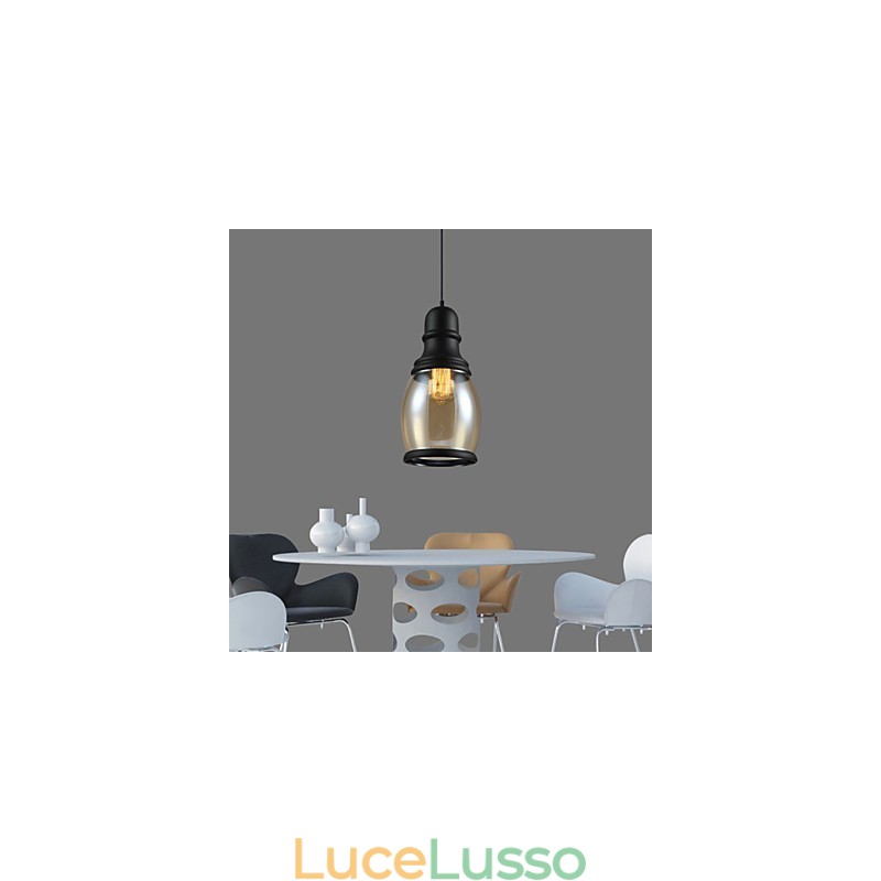 Illuminazione retrò Loft Lights Lampada a sospensione in vetro