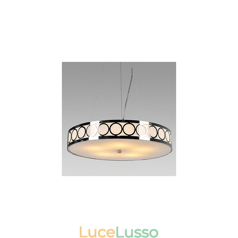 Plafoniera in cristallo con 5 luci