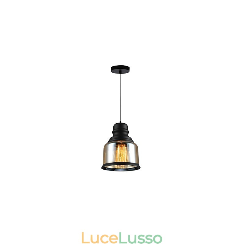 Illuminazione retrò Loft Lights Lampada a sospensione in vetro