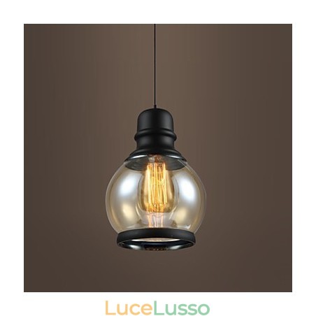 Illuminazione retrò Loft Lights Lampada a sospensione in vetro Illuminazione retrò Loft Lights Lampada a sospensione in vetro