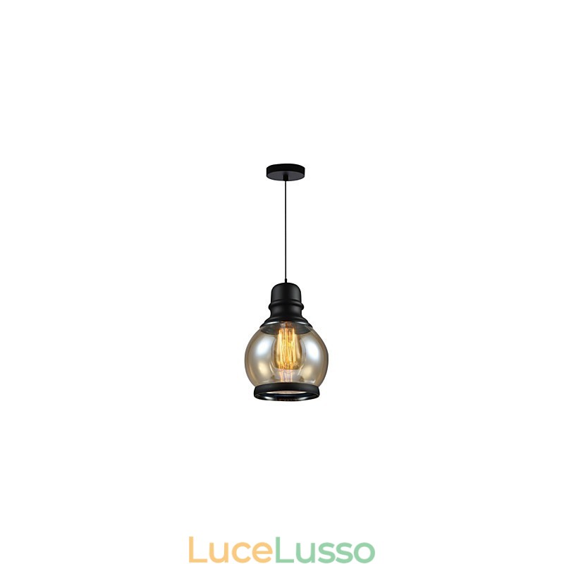 Illuminazione retrò Loft Lights Lampada a sospensione in vetro