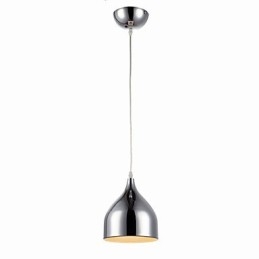 Lampada a sospensione moderna in ferro elettroplaccato