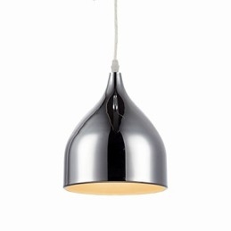 Lampada a sospensione moderna in ferro elettroplaccato