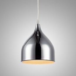 Lampada a sospensione moderna in ferro elettroplaccato