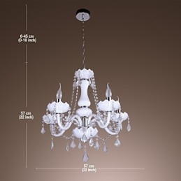Lampadario moderno in cristallo di giada di lusso in stile europeo