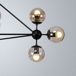 Lampada a sospensione in metallo con pittura di campagna Garage