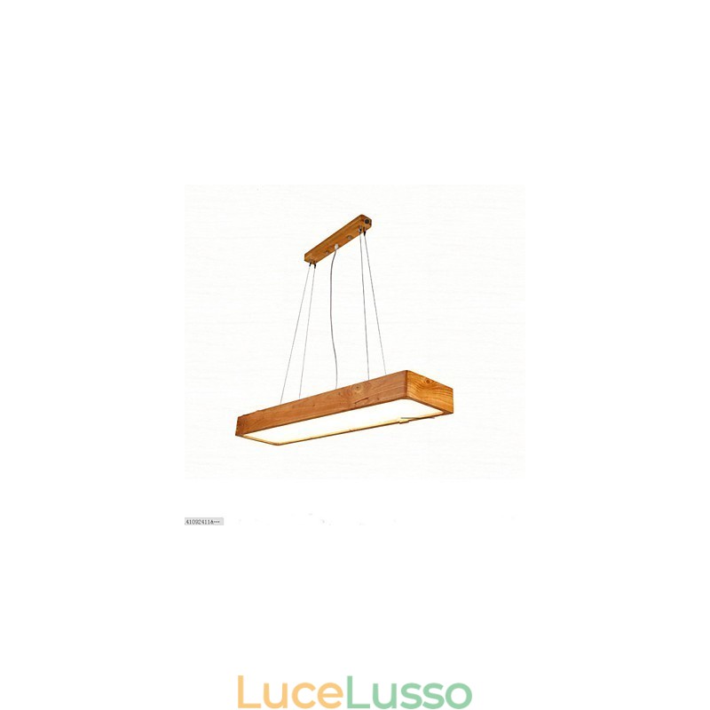 Semplice ciondolo in legno massello di alta qualità