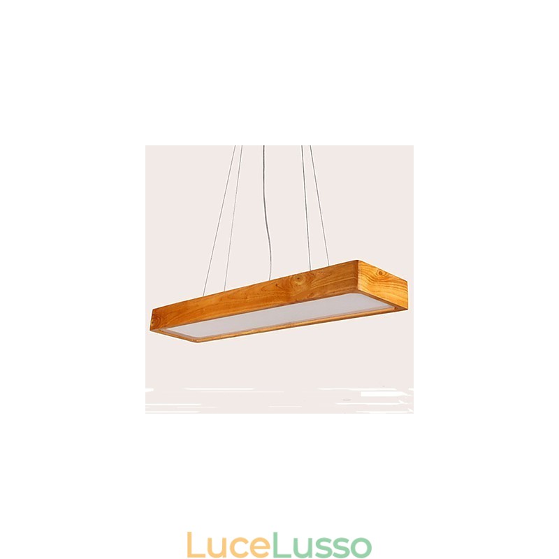 Semplice ciondolo in legno massello di alta qualità