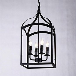 Moderno Contemporaneo Tradizionale Classico Rustico Lodge Retro Lanterna Country Globe Mini Stile Lampada a Sospensione in Metallo