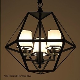 Lampade a sospensione 3 luci Country Outdoors Metallo