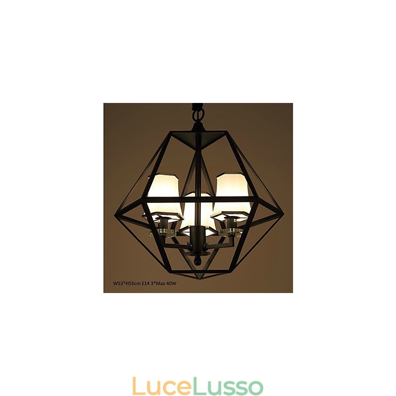 Lampade a sospensione 3 luci Country Outdoors Metallo