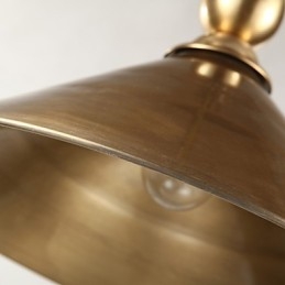Lampada a sospensione in ottone puro Mini Style Tradizionale Classico Metallo