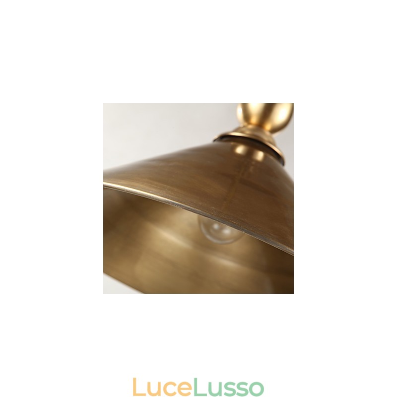 Lampada a sospensione in ottone puro Mini Style Tradizionale Classico Metallo