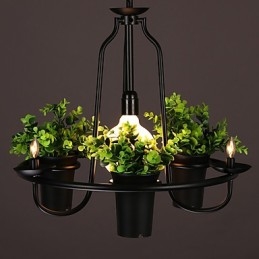 Lampada a sospensione moderna e contemporanea dal design decorativo (non include le piante)