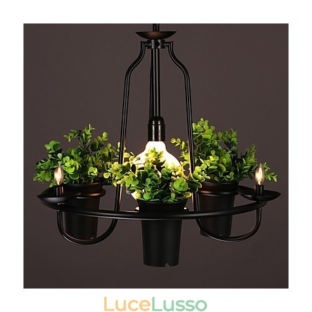 Lampada a sospensione moderna e contemporanea dal design decorativo (non include le piante) Lampada a sospensione moderna e contemporanea dal design decorativo (non include le piante)