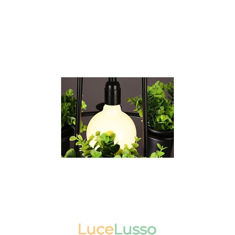 Lampada a sospensione moderna e contemporanea dal design decorativo (non include le piante)